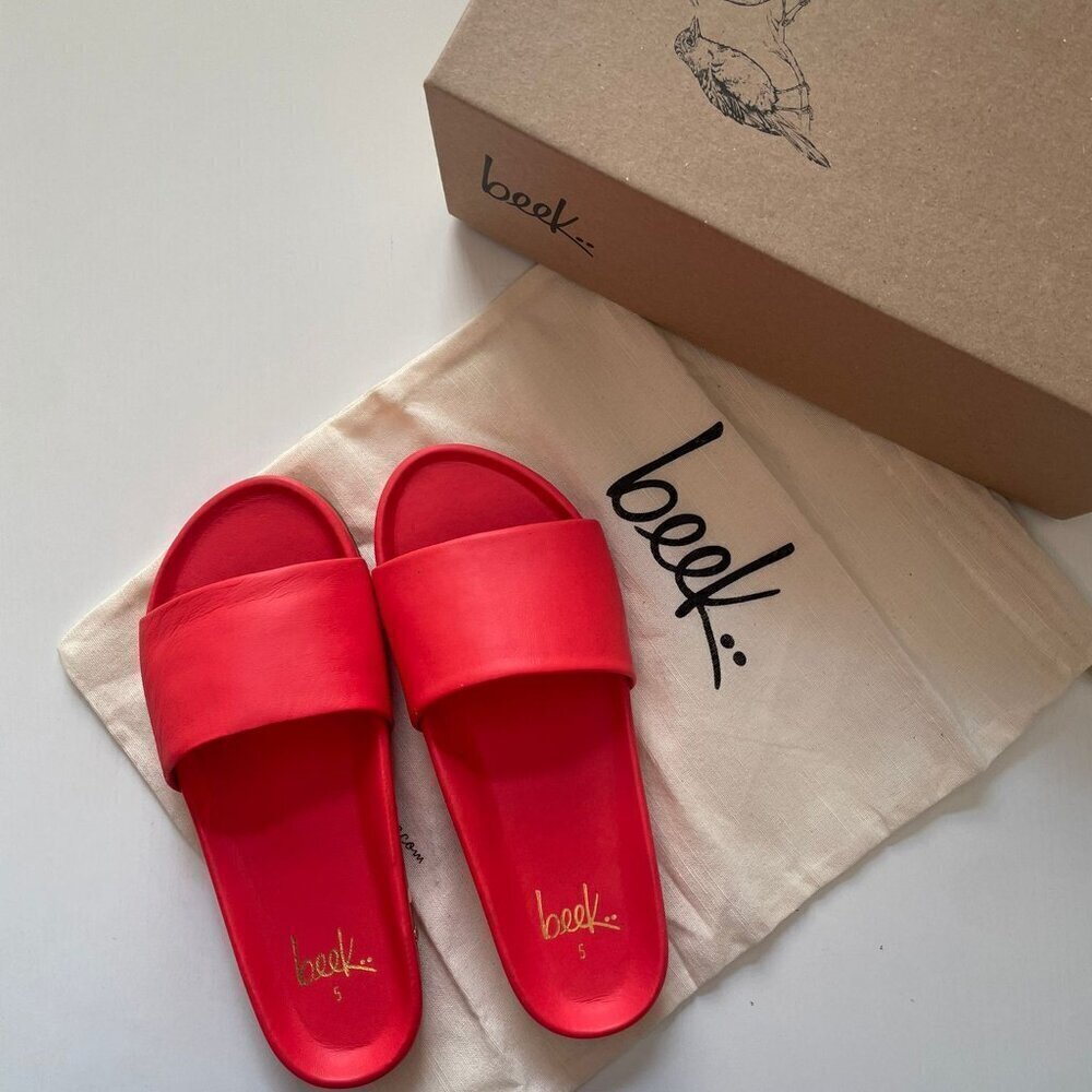 NWT BEEK Leather Gallito Handmade Sandals